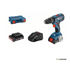 Bosch - Perceuse a Percussion professional gsb 18V-28 + 2 batteries 2,0Ah + chargeur gal 18V-20 + L-Case