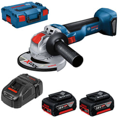 Meuleuse d'angle Bosch GWX 18V-10 X-lock; 18 V; 2x5,0 Ah accu.