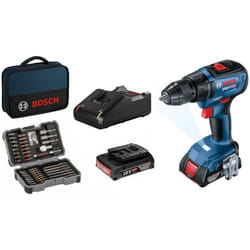 Perceuse Bosch GSR 18V-50; 18 V; 2x2,0 Ah accu. + 43 accessoires