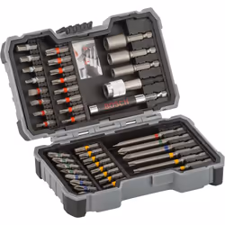 Perceuse Bosch GSR 18V-50; 18 V; 2x2,0 Ah accu. + 43 accessoires