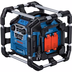 Bosch GPB 18V-5 C Professional, Portable, Numérique, FM, 87,5 - 108 MHz, 12 W, Bleu