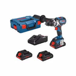 Description générale La perceuse-visseuse GSR 18V-110 C Professional de Bosch est un outil sans-fil puissant et robuste, conç ...