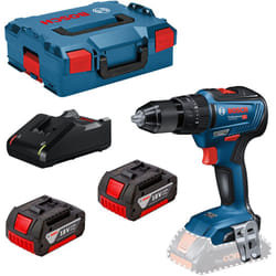 Bosch - Perceuse-visseuse à percussion sans fil gsb 18V-55 2x 3.0Ah gba et chargeur en l-boxx
