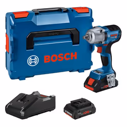 Bosch GDS 18V-450 HC Professional, Visseuse à percussion, Poignée de pistolet, 1/2", Noir, Bleu, 2300 tr/min, 1500 tr/min