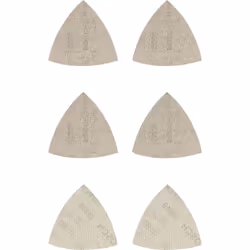 Abrasif maillé Bosch M480; 93 mm; P80/120/180; 6 unités