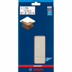 Abrasif maillé Bosch M480; 115x230 mm; P80/120/180; 10 unités - Vue supplémentaire 6