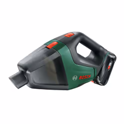 Bosch Universal Vac 18, Sec, Filtrage, Tapis, Sol dur, 30 l/min, Sans sac, Noir, Vert