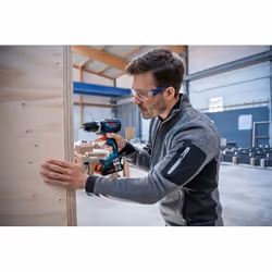 Bosch GSB 18V-90 C 2100 tr/min Noir, Bleu
