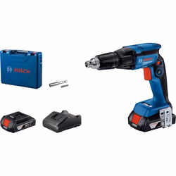 Bosch GTB185-LI Professional, Tournevis électrique, Poignée de pistolet, 1/4", Noir, Bleu, Rouge, Sans brosse, 4500 tr/min