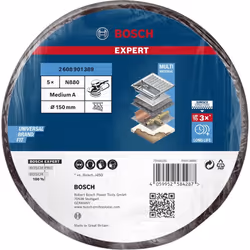 Polaire de polissage Bosch 2608901389; 150 mm; K280; 5 unités - Vue supplémentaire 5