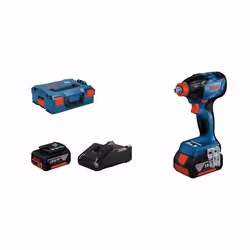 Tournevis à percussion / clé Bosch GDX 18V-210 C Professional; 18 V; 2x5,0 Ah accu.