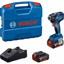Bosch GDR 18V-200 Professional, Visseuse à percussion, Poignée de pistolet, 1/4", Noir, Bleu, 3400 tr/min, 3400 tr/min
