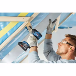 Bosch GDR 18V-200 Professional 3400 tr/min Noir, Bleu