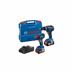 Ensemble d'outils Bosch 06019J2208 (GDX 18V-200 + GSB 18V-55); 18 V; 2x4,0 Ah accu. - Vue supplémentaire 5