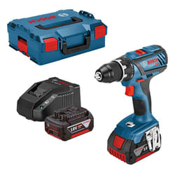 Bosch - Professional gsb 18V 28 -Perceuse-visseuse à percussion sans fil + 2 batteries, + chargeur