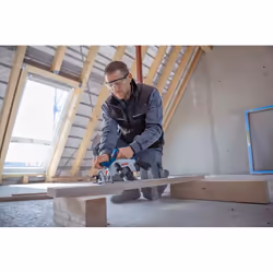 Bosch GKS 18V-57-2 L PROFESSIONAL 16,5 cm Noir, Bleu, Argent 5000 tr/min - Vue supplémentaire 4