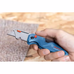 Bosch 1 600 A02 7M4 couteau à lame rétractable Bleu, Acier inoxydable Couteau à lame repliable - Vue supplémentaire 10