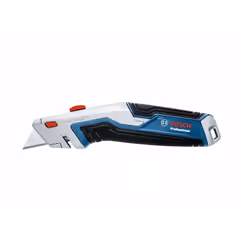 Bosch 1 600 A02 7M4 couteau à lame rétractable Bleu, Acier inoxydable Couteau à lame repliable