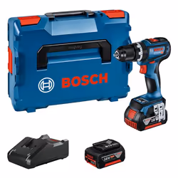 Bosch GSB 18V-90 C, Visseuse à percussion, Poignée de pistolet, 1/2", Noir, Bleu, 2100 tr/min, 630 tr/min