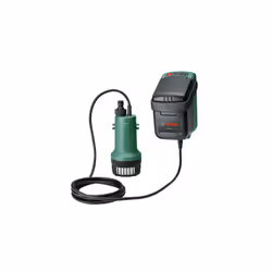 Bosch GardenPump18V-2000 (1x2.5Ah), Batterie, 2000 l/h, Noir, Vert