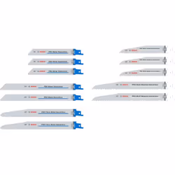 Longue durée de vie pour les travaux de démolition ! Lame bi-métal : combine des dents dures et un corps de lame flexible Les ...