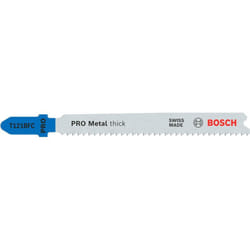 Bosch - Pro Metal thick T121BFC - Lame de scie sauteuse de (pour tôle de acier, plaque de acier, longueur de 92 mm, scie sauteuse de professionnelle)