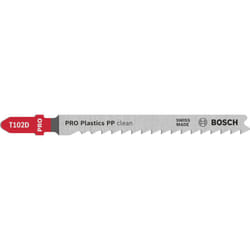 Bosch - pro Plastics pp clean T102D Stichsägeblatt 100 mm 2-tlg. - 2608665239