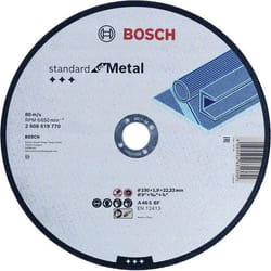 Disque abrasif Bosch Standard for Metal 2608619770; 230x22,23 mm