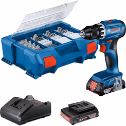 Bosch GSR 18V-45 Professional, Perceuse à poignée pistolet, Sans clé, 1,3 cm, 500 tr/min, 1,5 mm, 1900 tr/min