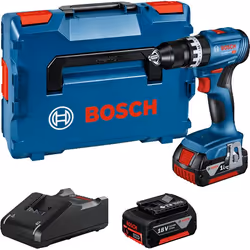 Bosch GSB 18V-45 1900 tr/min Noir, Bleu