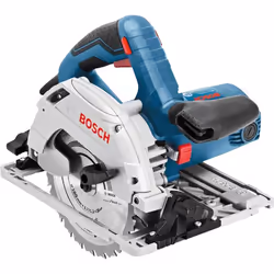 Bosch GKS 55+ GCE + FSN 1400 16,5 cm Noir, Bleu 4700 tr/min 1350 W