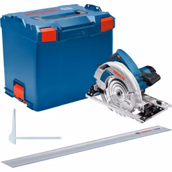 Bosch GKS 85 G + FSN 1400, Bois, Noir, Bleu, Sans brosse, 23,5 cm, 5000 tr/min, 8,5 cm