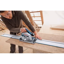 Bosch GKS 65 GCE + FSN 1400 19 cm Noir, Bleu 5000 tr/min 1800 W