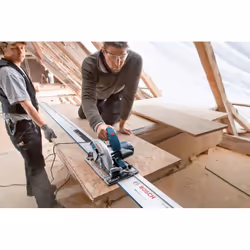 Bosch GKS 65 GCE + FSN 1400 19 cm Noir, Bleu 5000 tr/min 1800 W - Vue supplémentaire 5