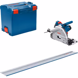 Bosch GKT 55 GCE + FSN 1400 PROFESSIONAL, Métal, Bois, Noir, Bleu, Argent, 16,5 cm, 6250 tr/min, 5,7 cm, 2 cm