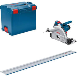Bosch GKT 55 GCE + FSN 1400 PROFESSIONAL 16,5 cm Noir, Bleu, Argent 6250 tr/min 1400 W