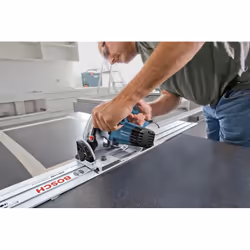 Bosch GKT 55 GCE + FSN 1400 PROFESSIONAL 16,5 cm Noir, Bleu, Argent 6250 tr/min 1400 W - Vue supplémentaire 5