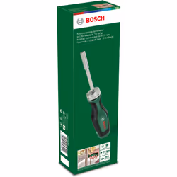 Poignée pour tournevis Bosch 1600A02BX2 + tournevis Bit