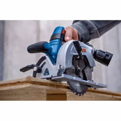 Bosch GKS 18V-57-2 L PROFESSIONAL 16,5 cm Noir, Bleu, Argent 5000 tr/min