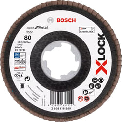 Meule-éventail Bosch X551; 125 mm; K80