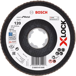 Meule-éventail Bosch X551; 125 mm; K120