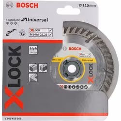 Disque à tronçonner diamanté Bosch 2608615246; 115 mm; 2 unités