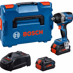 Pilote d'impact sans fil Bosch GDS 18V-750 C Professional; 18 V; 2x8,0 Ah accu. + L-Boxx 136 - Vue supplémentaire 4