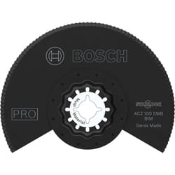Bosch - 1 lame multi-matériaux acz 100 swb pour outils multifonctions (pour feutre de toiture, ps polystyrène, diamètre 100 mm, outil multifonctions