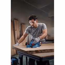 Bosch GHO 185-LI Noir, Bleu 14000 tr/min - Vue supplémentaire 6