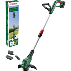 Coupe-herbe sans fil Bosch UniversalGrassCut 18V-26-500 (1 batterie, système 18 volts, temps de charge : 65 min, diamètre du cercle de coupe : 26 cm,