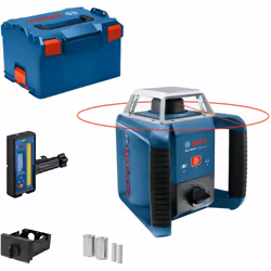 Niveau laser rotatif Bosch GRL 400 H + Détecteur laser LR 45