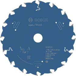 Lame de scie circulaire Bosch Expert for Wood, 168x20x1.8/1.2 mm, 16 dents - 2608901874