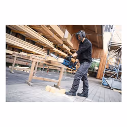 Bosch GKE 18V-40 Professional Tronçonneuse Sans Fil 18V Noir Bleu Rouge - Vue supplémentaire 8