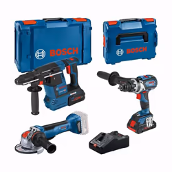 Description générale Le pack 3 outils 18V Bosch (0615990N2X) est l'ensemble parfait pour les professionnels recherchant des p ...